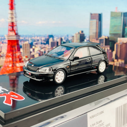 HOBBY JAPAN 1/64 Honda Civic TYPE R EK9 2000 STARLIGHT BLACK PEARL HJ641016BK