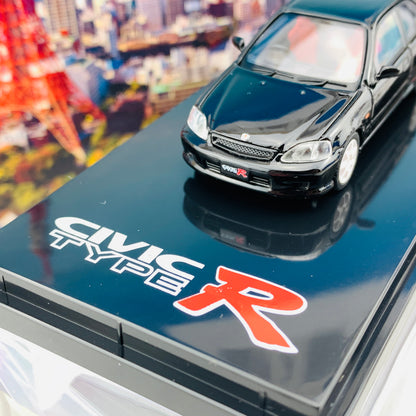 HOBBY JAPAN 1/64 Honda Civic TYPE R EK9 2000 STARLIGHT BLACK PEARL HJ641016BK