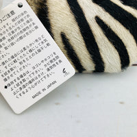 Leather Bon Bon Pouch - Zebra (Made in Japan) 515-137 33-00