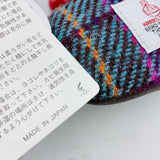 Harris Tweed Pouch - Purple Plaid Made in Japan 515-008-71-00
