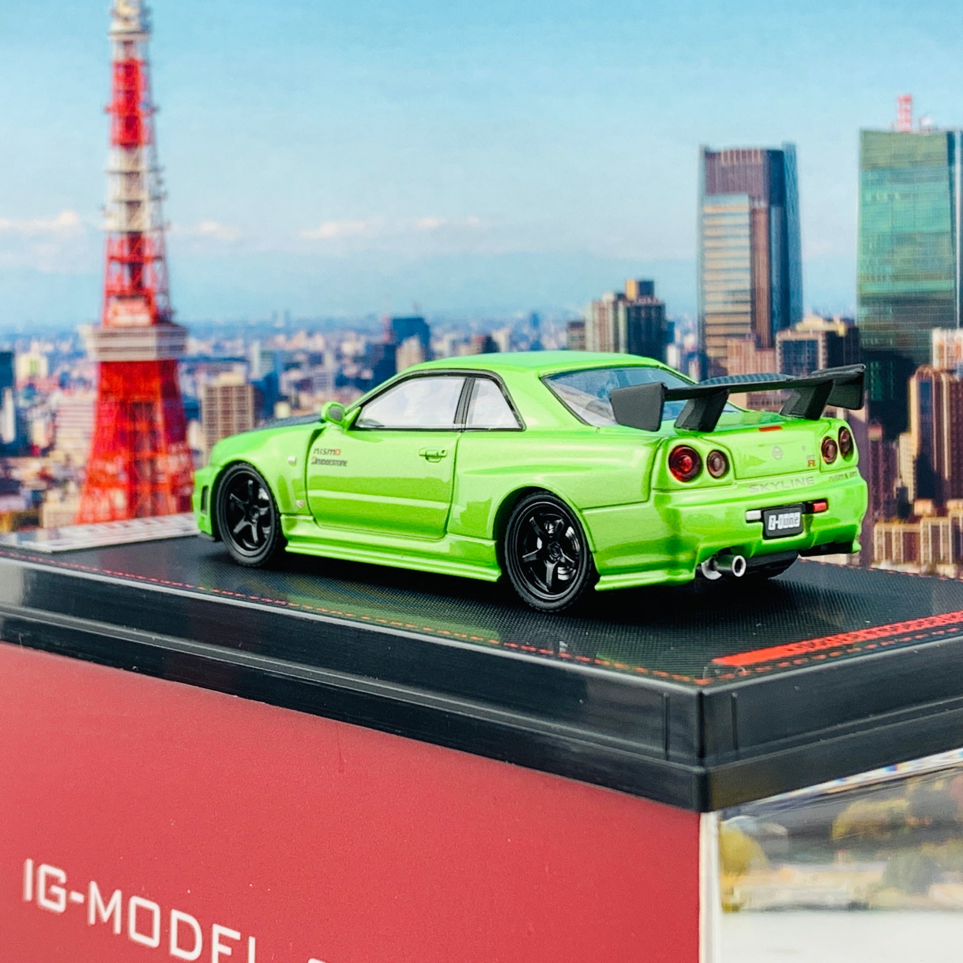 Ignition Model 1/64 Nismo R34 GTR Z-tune Green Metallic IG2126