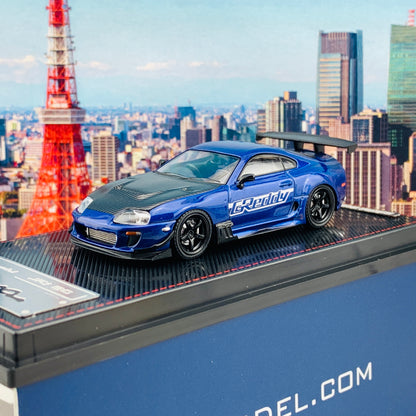 Ignition Model 1/64 Toyota Supra JZA80 RZ Blue Metallic GReddy IG2239