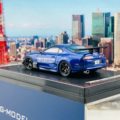 Ignition Model 1/64 Toyota Supra JZA80 RZ Blue Metallic GReddy IG2239