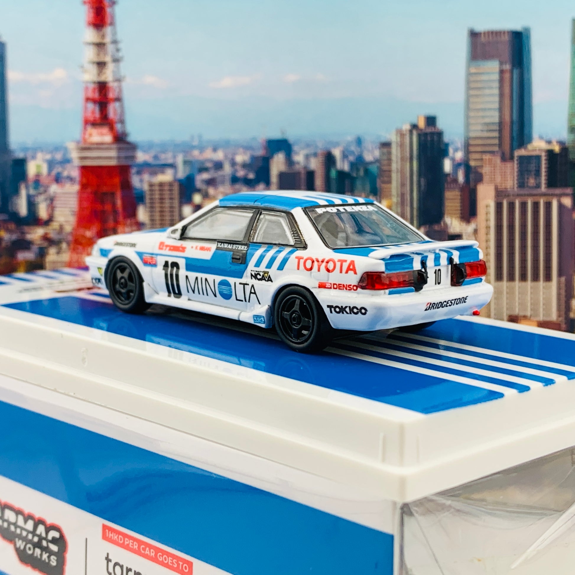 Tarmac Works 1/64 Toyota Corolla Levin AE92 Macau Guia Race 1988  見崎清志  T64-036-88MGP10