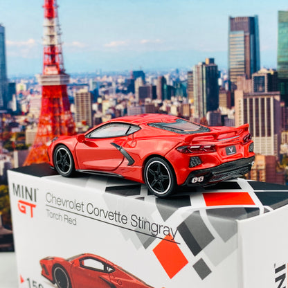 MINI GT 1/64 Chevrolet Corvette Stingray 2020  Torch Red LHD MGT00150-L
