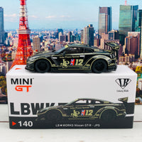 MINI GT 1/64 LB★WORKS Nissan GTR R35 Type 2 Rear Wing Version 3 JPS RHD MGT00140-R