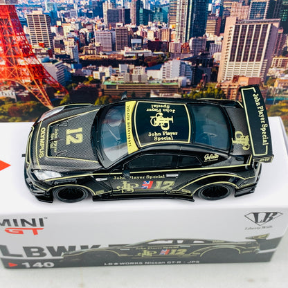 MINI GT 1/64 LB★WORKS Nissan GTR R35 Type 2 Rear Wing Version 3 JPS RHD MGT00140-R