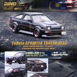 INNO64 1/64 Toyota SPRINTER TRUENO AE86 Black Limited Tuned by "TEC-ART'S" @TRACKERZ FEST MALAYSIA EVENT MODEL