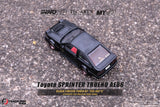 INNO64 1/64 Toyota SPRINTER TRUENO AE86 Black Limited Tuned by "TEC-ART'S" @TRACKERZ FEST MALAYSIA EVENT MODEL