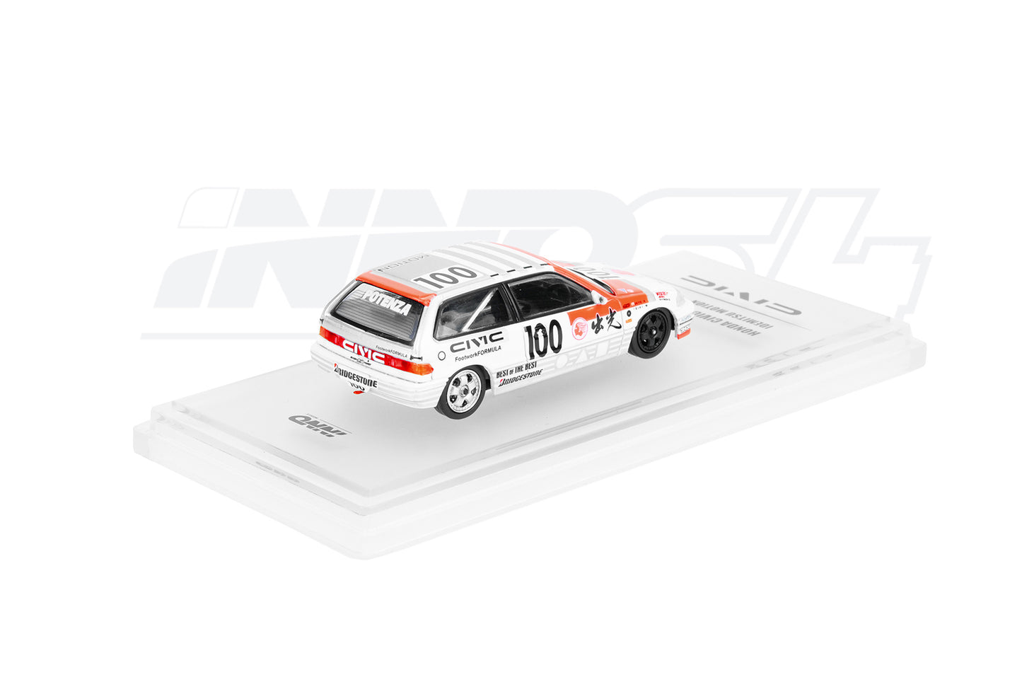 INNO64 HONDA CIVIC EF3 Gr.A #100 “IDEMITSU MOTION”” JTC 1989″ IN64-EF3-IDE