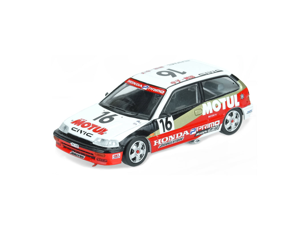 INNO64 Honda Civic EF3 Gr.A #16 Mugen Motul - JTC 1988 IN64-EF3-MOT88