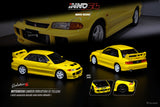 PREORDER INNO64 1/64 MITSUBISHI LANCER EVOLUTION III 1995 Yellow Whith Separate bonnet carbon decals and Extra wheels IN64-EVO3-YL (Approx. Release Date : July 2020)
