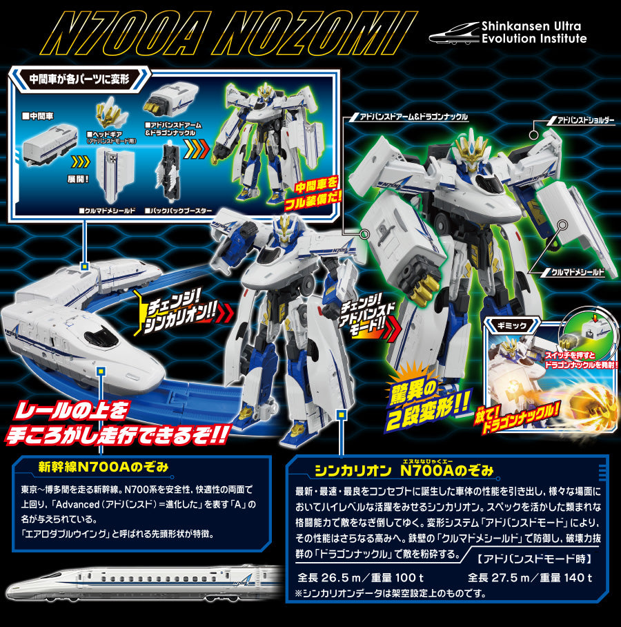 Takara Tomy Plarail Shinkalion DXS05 N700A Nozomi