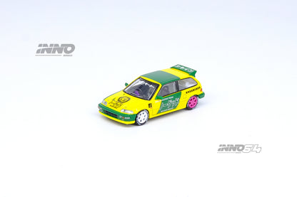 INNO64 1/64 HONDA CIVIC EF9 "NO GOOD RACING" OSAKA AUTO MESSE 2019 With Figure IN64-EF9-JDM13