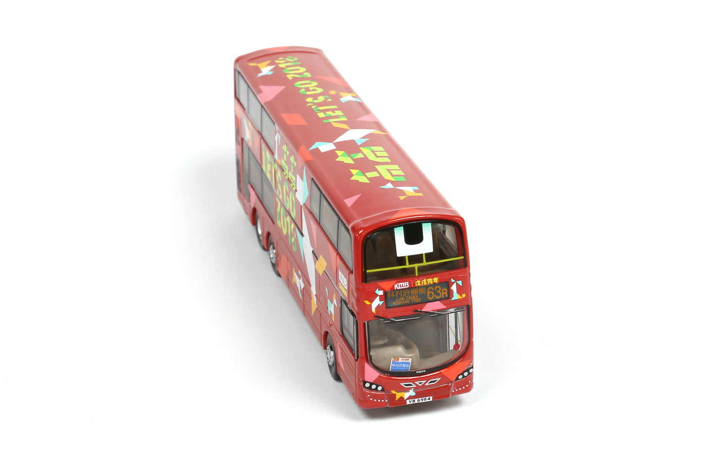 Tiny City Volvo B9TL Wright Year of the Dog 2018 (63R) 前衛富豪B9TL 2018狗年生肖巴士