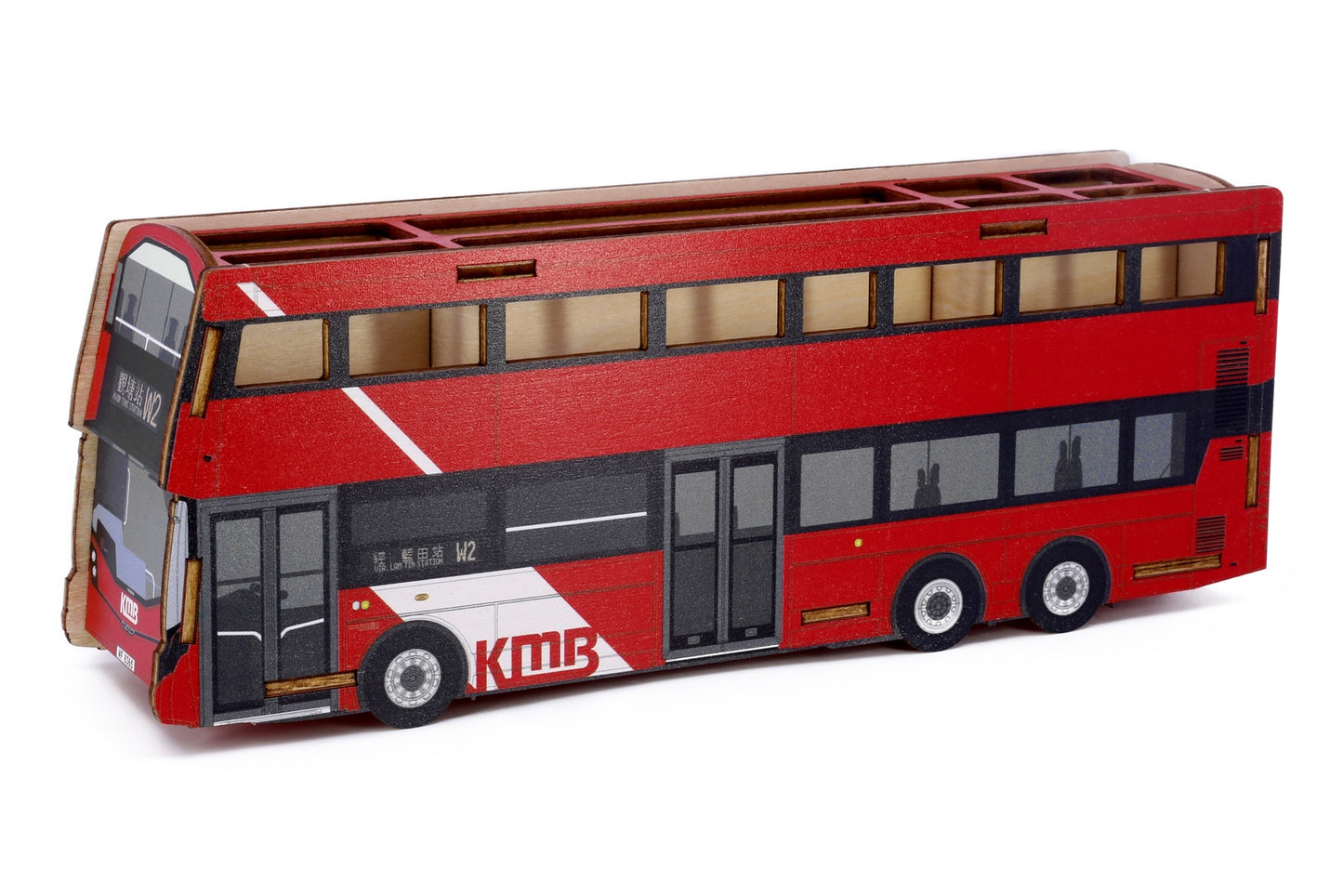 TINY 微影 Wx1 KMB VOLVO B8L Wright Wooden Stationary Stand KMB2021049