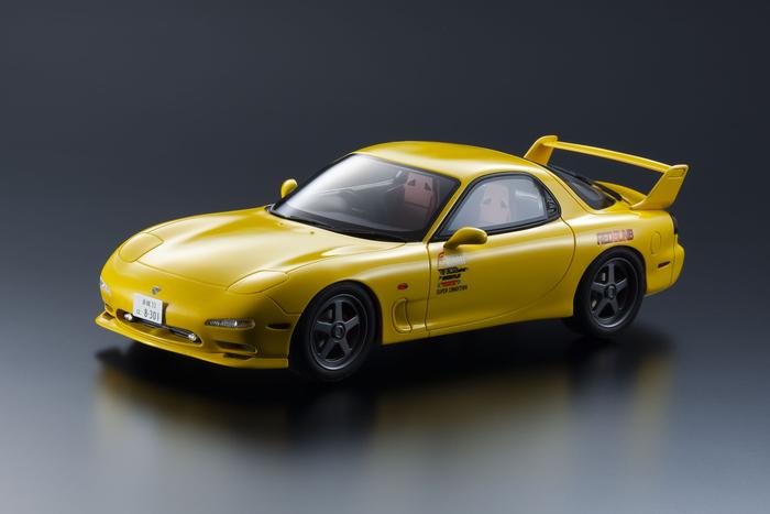 PREORDER KYOSHO 1:18 New Initial D the Movie Edition Mazda RX7 FD3S with Keisuke Takahashi Figure 高橋 啓介 KSR18D02-B (Approx. Release Date : May 2020 and subject to the manufacturer's final decision)