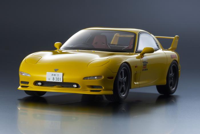 PREORDER KYOSHO 1:18 New Initial D the Movie Edition Mazda RX7 FD3S with Keisuke Takahashi Figure 高橋 啓介 KSR18D02-B (Approx. Release Date : May 2020 and subject to the manufacturer's final decision)