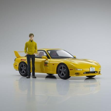 PREORDER KYOSHO 1:18 New Initial D the Movie Edition Mazda RX7 FD3S with Keisuke Takahashi Figure 高橋 啓介 KSR18D02-B (Approx. Release Date : May 2020 and subject to the manufacturer's final decision)