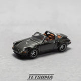 TETSUMA: PORSCHE 964 TARGA RESTOMOD v3 CRYSTAL GREY 1:64 WCC19003