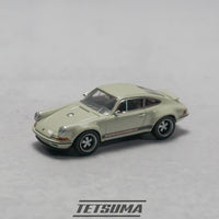 TETSUMA: PORSCHE 964 RESTOMOD v2 BRANDY WHITE 1:64 WCC19002