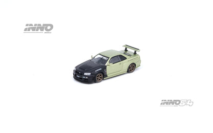 INNO64 1/64 NISSAN SKYLINE GT-R (R34) M-SPEC NUR Tuned by NISMO OMORI FACTORY IN64-R34MS-NOF