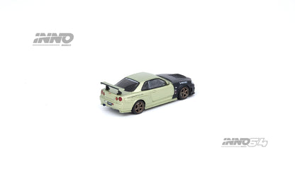 INNO64 1/64 NISSAN SKYLINE GT-R (R34) M-SPEC NUR Tuned by NISMO OMORI FACTORY IN64-R34MS-NOF