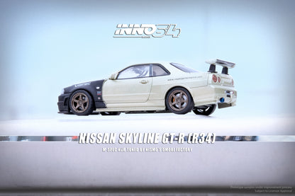 INNO64 1/64 NISSAN SKYLINE GT-R (R34) M-SPEC NUR Tuned by NISMO OMORI FACTORY IN64-R34MS-NOF