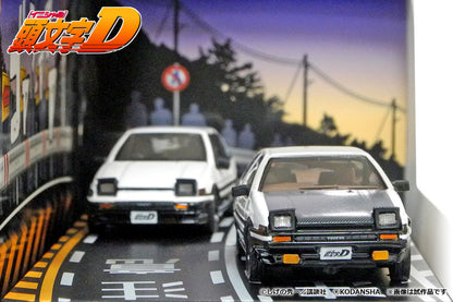MODELER'S 1/64 Initial D Set Vol.1 Takumi Fujiwara Trueno (AE86) & Shinji Inui Trueno 2 Door (AE86) MD64201