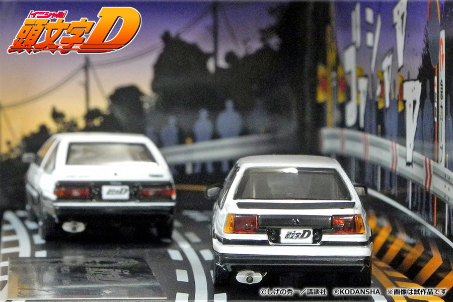 MODELER'S 1/64 Initial D Set Vol.1 Takumi Fujiwara Trueno (AE86) & Shinji Inui Trueno 2 Door (AE86) MD64201