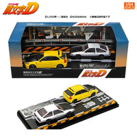 MODELER'S 1/64 Initial D Set Vol.12 Tomoyuki Tachi Todo Shokai Civic (EK9) & Takumi Fujiwara Trueno (AE86) MD64212