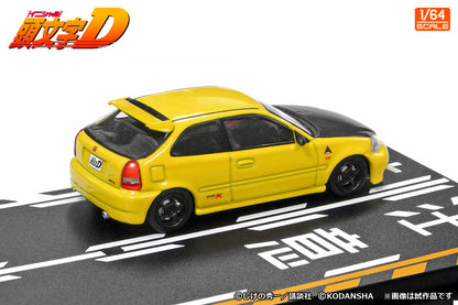MODELER'S 1/64 Initial D Set Vol.12 Tomoyuki Tachi Todo Shokai Civic (EK9) & Takumi Fujiwara Trueno (AE86) MD64212