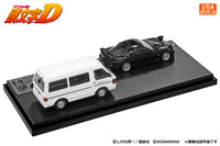 MODELER'S 1/64 Initial D Set Vol.13 Kyoko Iwase RX-7 (FD3S) & Project D Support Car (Nissan Vanette Van) MD64213