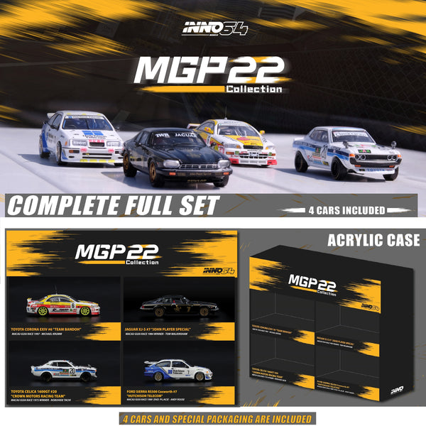 INNO64 1/64 MACAU GRAND PRIX 2022 SPECIAL EDTION BOX SET Limited Produced to 300pcs (with acrylic case) IN64-BOXSET-MGP22