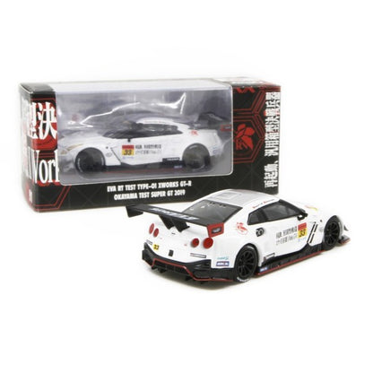 MINI GT x POPRACE 1/64 1/64 Nissan GT-R Nismo GT3 X Works/ EVA Racing Test Unit #33 - Super GT Okayama Test Day MGT00091-L