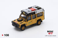 PREORDER MINI GT 1/64 Land Rover Defender 110 1989 Camel Trophy Winner RHD MGT000108-R (Release in Feb 2020)