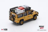 PREORDER MINI GT 1/64 Land Rover Defender 110 1989 Camel Trophy Winner RHD MGT000108-R (Release in Feb 2020)