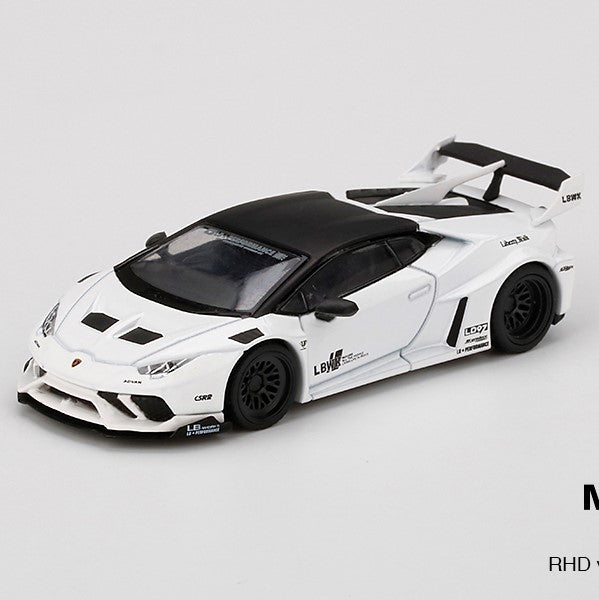 PREORDER MINI GT 1/64 LB★WORKS Lamborghini Huracán GT  White RHD MGT00126-R (Approx. Release Date : June 2020 subject to manufacturer's final decision)