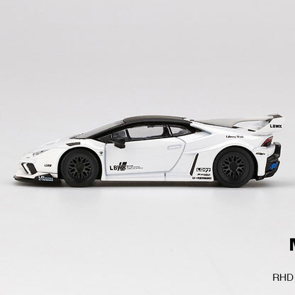 PREORDER MINI GT 1/64 LB★WORKS Lamborghini Huracán GT  White RHD MGT00126-R (Approx. Release Date : June 2020 subject to manufacturer's final decision)