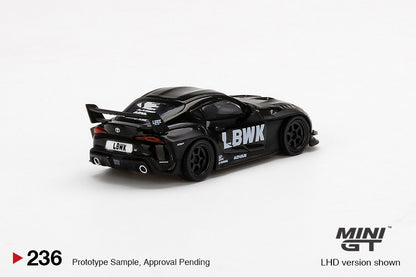 MINI GT 1/64 LB WORKS  Toyota GR Supra Glossy Black + Matt Black (China Exclusive Edition) RHD MGT00236-R