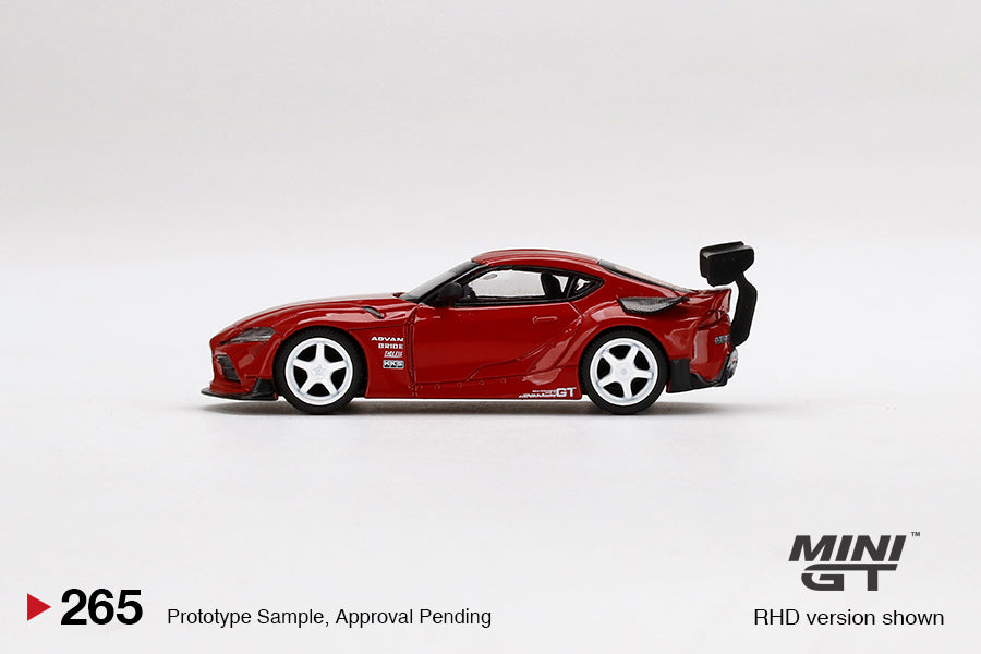 MINI GT 1/64 HKS Toyota GR Supra  Renaissance Red RHD MGT00265-R