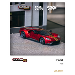TARMAC WORKS COLLAB64 1/64 Ford GT Liquid Red  *Official collaboration with Shmee150 and MINIGT* MGT00273-L