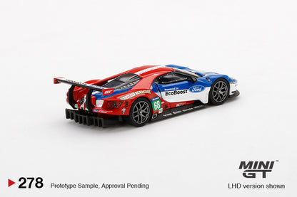 MINI GT 1/64 Ford GT LMGTE PRO #68   2016 24 Hrs of Le Mans Class Winner Ford Chip Ganassi Team USA LHD MGT00278-L