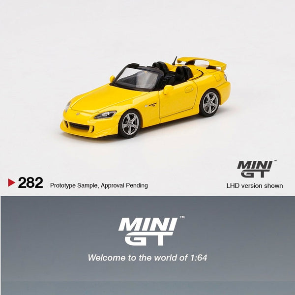 MINI GT 1/64 Honda S2000 CR Rio Yellow Pearl LHD MGT00282-L