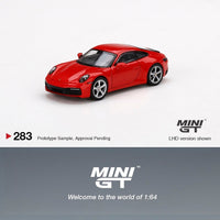 MINI GT 1/64 Porsche 911 (992) Carrera S Guards Red LHD MGT00283-L