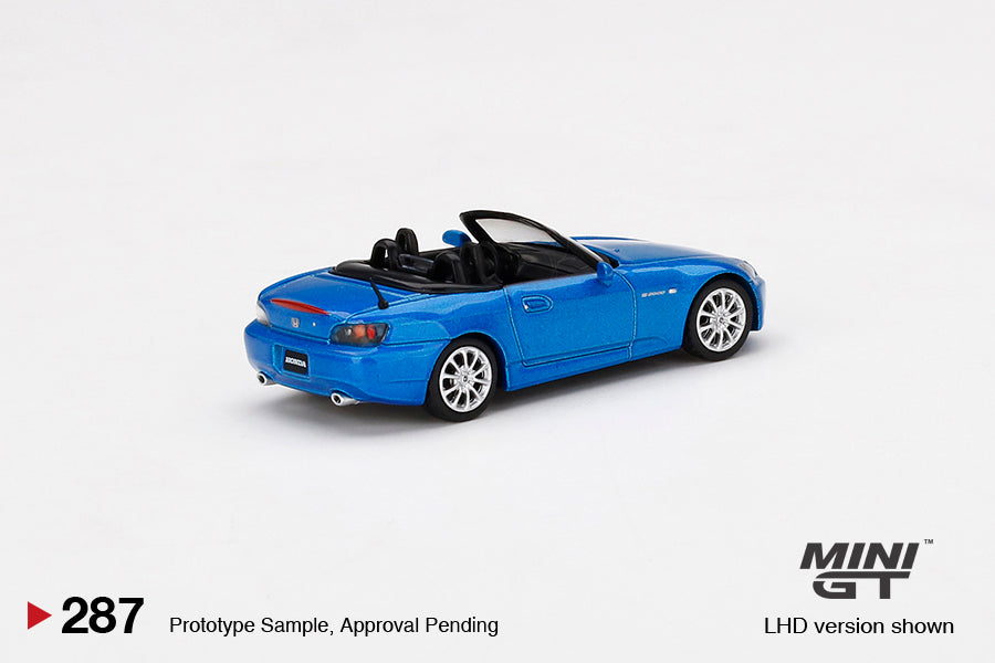 MINI GT 1/64 Honda S2000 Bermuda Blue Pearl RHD MGT00287-R