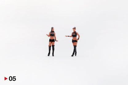 MINI GT  1/64 Figurine - LB★Works Mr. Kato & Show Girls Type B MGTAC05
