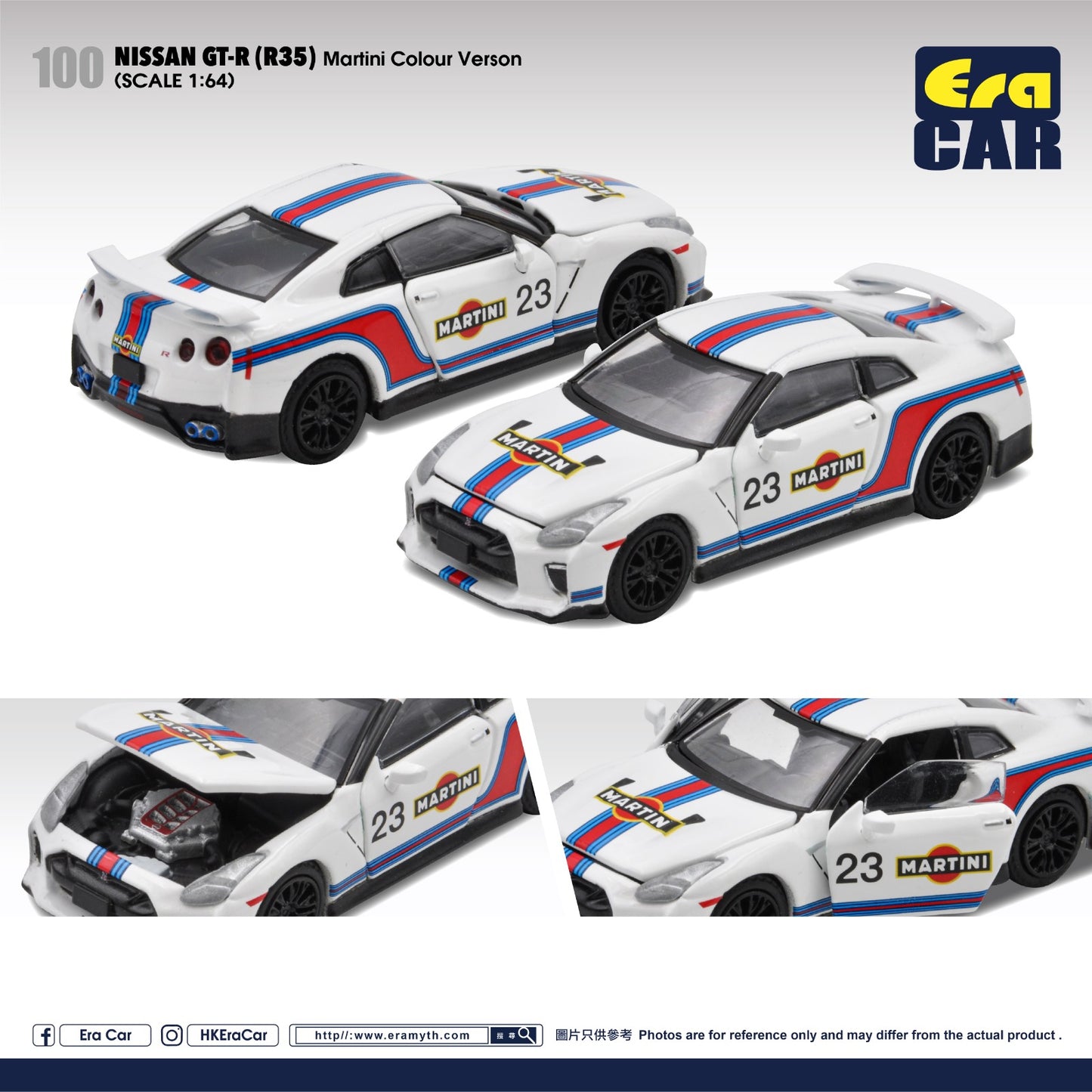 ERA CAR 1/64 2020 Nissan GT-R Martini Colour Verson NS21GTR100