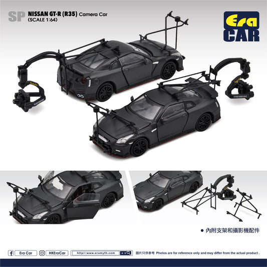 ERA CAR 1/64 SP Nissan GT-R(R35) Camera Car "HK Toycar Show Edition" NS22GTRSP108