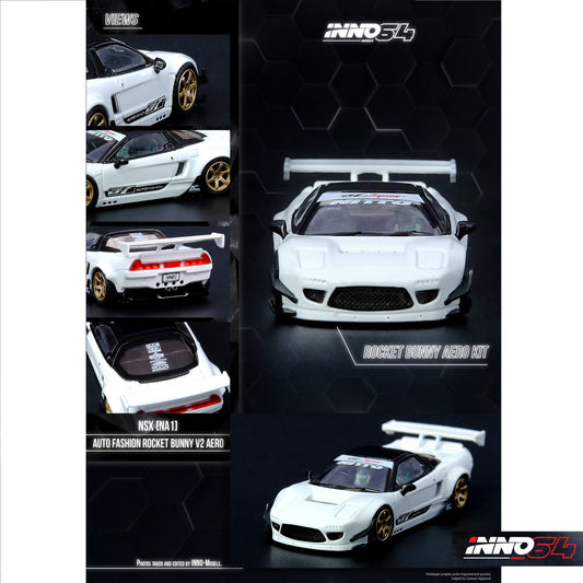 INNO64 1/64 NSX (NA1) PANDEM ROCKET BUNNY "Auto Fashion" IN64-NSXP-AFW